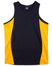 Kid's truedry contrast mesh singlet