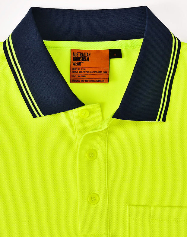 Unisex Cooldry Segmented Safety S/S Polo