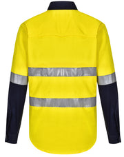 Hi-Vis Cool-Breeze Safety L/S Shirt (Generic Tape)