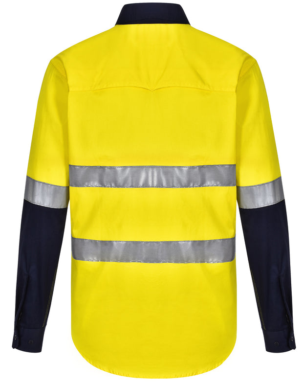 Hi-Vis Cool-Breeze Safety L/S Shirt (Generic Tape)