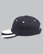 contrast peak structured cap.