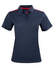 Ladies' rapid cool short sleeve contrast polo