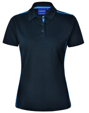 Ladies' rapid cool short sleeve contrast polo