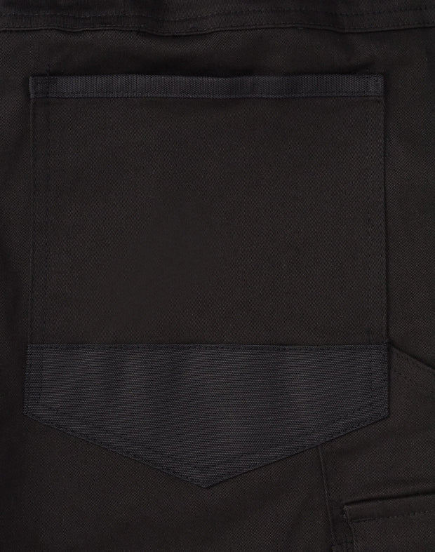 Unisex Cotton Stretch Drill Cuffed Work Pants
