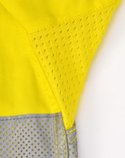 Hi Vis Cool-Breeze Closed Front L/S Shirt (Perforated Tape)