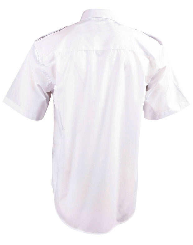 Unisex epaulette shirt ,short sleeve.