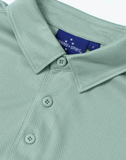 Men's Sustainable Jacquard Knit S/S Polo
