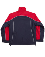 Reversible jacket contrast colors