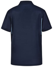 Kids' Sustainable Poly/Cotton Contrast S/S Polo