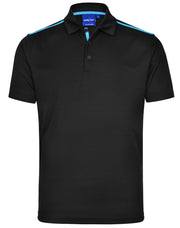 Men's rapid cool short sleeve contrast polo