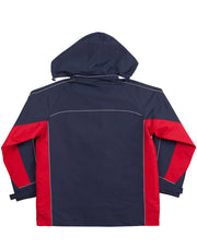 3 in 1 Jacket, silver relective piping