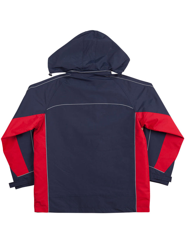 3 in 1 Jacket, silver relective piping