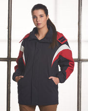 bathurst tri-color jacket with hood