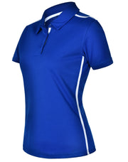 Ladies' rapid cool short sleeve contrast polo