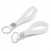 Silicone Key Ring - Debossed