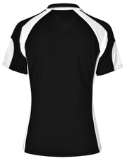Ladies' Cooldry Contrast Polo With Sleeve Panel