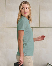 Ladies' Sustainable Jacquard Knit S/S Polo