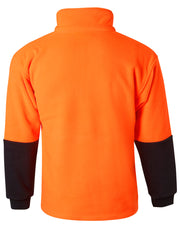 Hi-Vis polar fleece half zip pullover