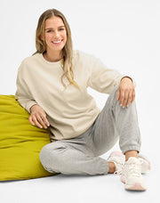Unisex Airlayered CVC Crew Neck Sweater