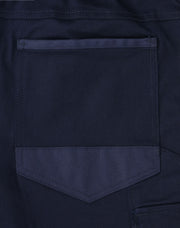 Unisex Cotton Stretch Drill Cuffed Work Pants