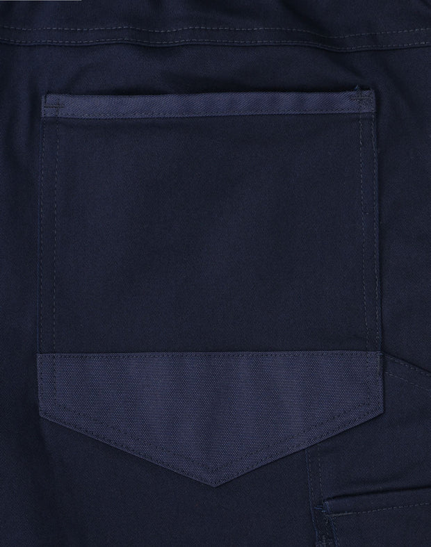 Unisex Cotton Stretch Drill Cuffed Work Pants