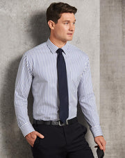 Men’s Sateen Stripe L/S Shirt