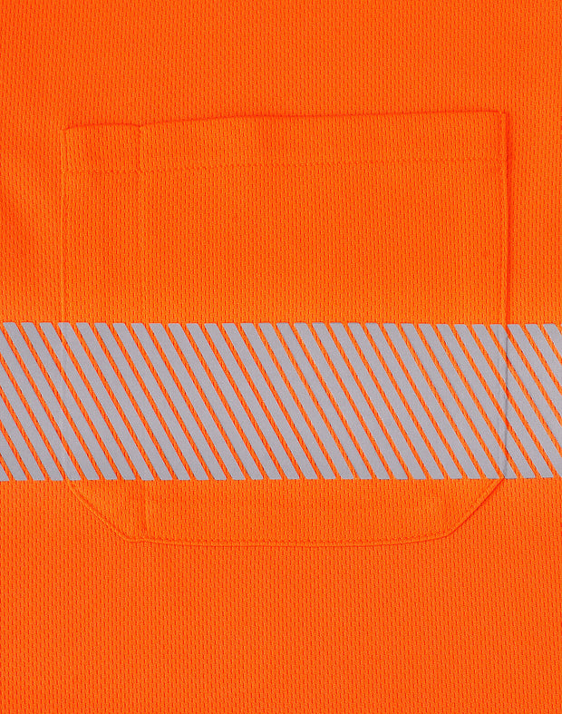 Unisex Cooldry Segmented Safety L/S Polo
