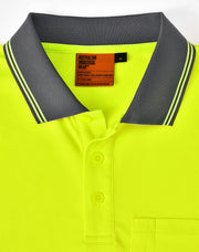 Unisex Cooldry Segmented Safety L/S Polo