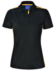 Ladies' rapid cool short sleeve contrast polo