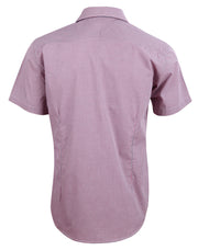 Men's Two Tone Mini Check S/S Shirt