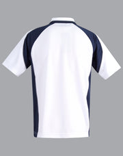 mens mini waffle coold polo