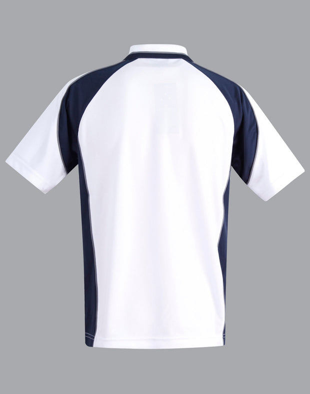 mens mini waffle coold polo