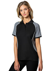 Ladies' TrueDry Tri-colour S/S Pique Polo