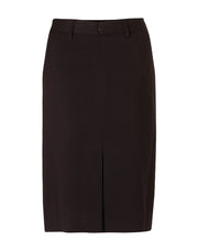 Women's Mid Length Lined Pencil Skirt in Poly/Viscose Stretch