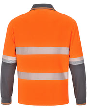 Unisex Cooldry Segmented Safety L/S Polo