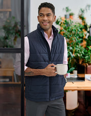 Men's Sustainable Insulated Puffer Vest (3D Cut)