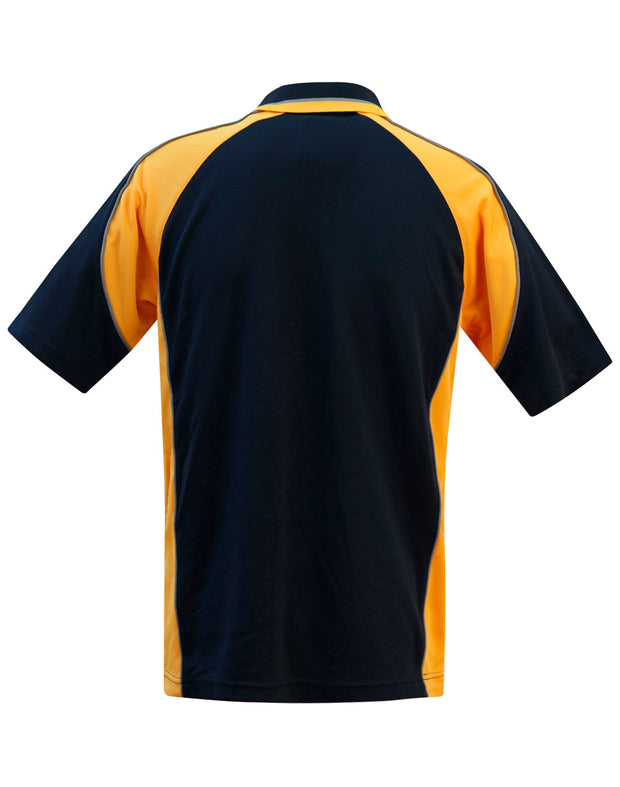 mens mini waffle coold polo