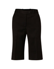 Women's Knee Length Flexi Waist Shorts in Poly/Viscose Stretch