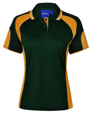 Ladies' Cooldry Contrast Polo With Sleeve Panel