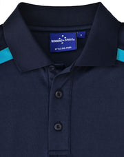 Men's Sustainable Poly/Cotton Contrast S/S Polo
