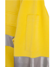 Hi-Vis Two Tone Cotton Fleecy Sweat With 3M tapes