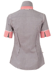 Women's Gingham Check S/S Shirt