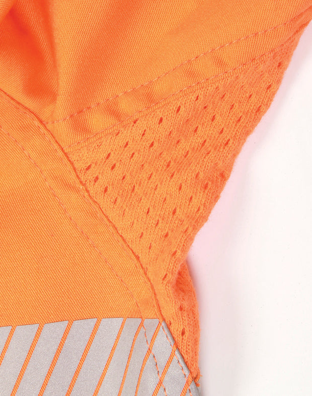 Hi-Vis Cool-Breeze Safety L/S Shirt (Segmented Tape)