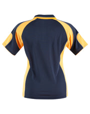 Ladies' Cooldry Contrast Polo With Sleeve Panel