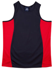 Kid's truedry contrast mesh singlet