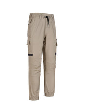 Unisex Cotton Stretch Drill Cuffed Work Pants