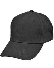 Heavy brushed cotton cap buckle on back
