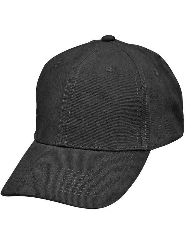 Heavy brushed cotton cap buckle on back
