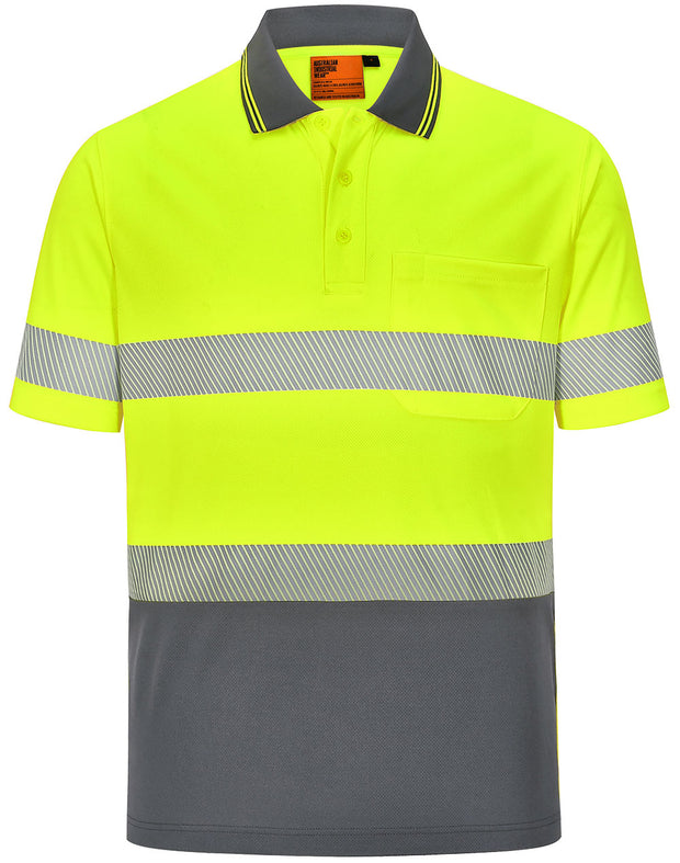 Unisex Cooldry Segmented Safety S/S Polo