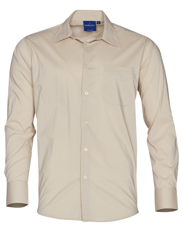 Mens L/S Teflon business shirt